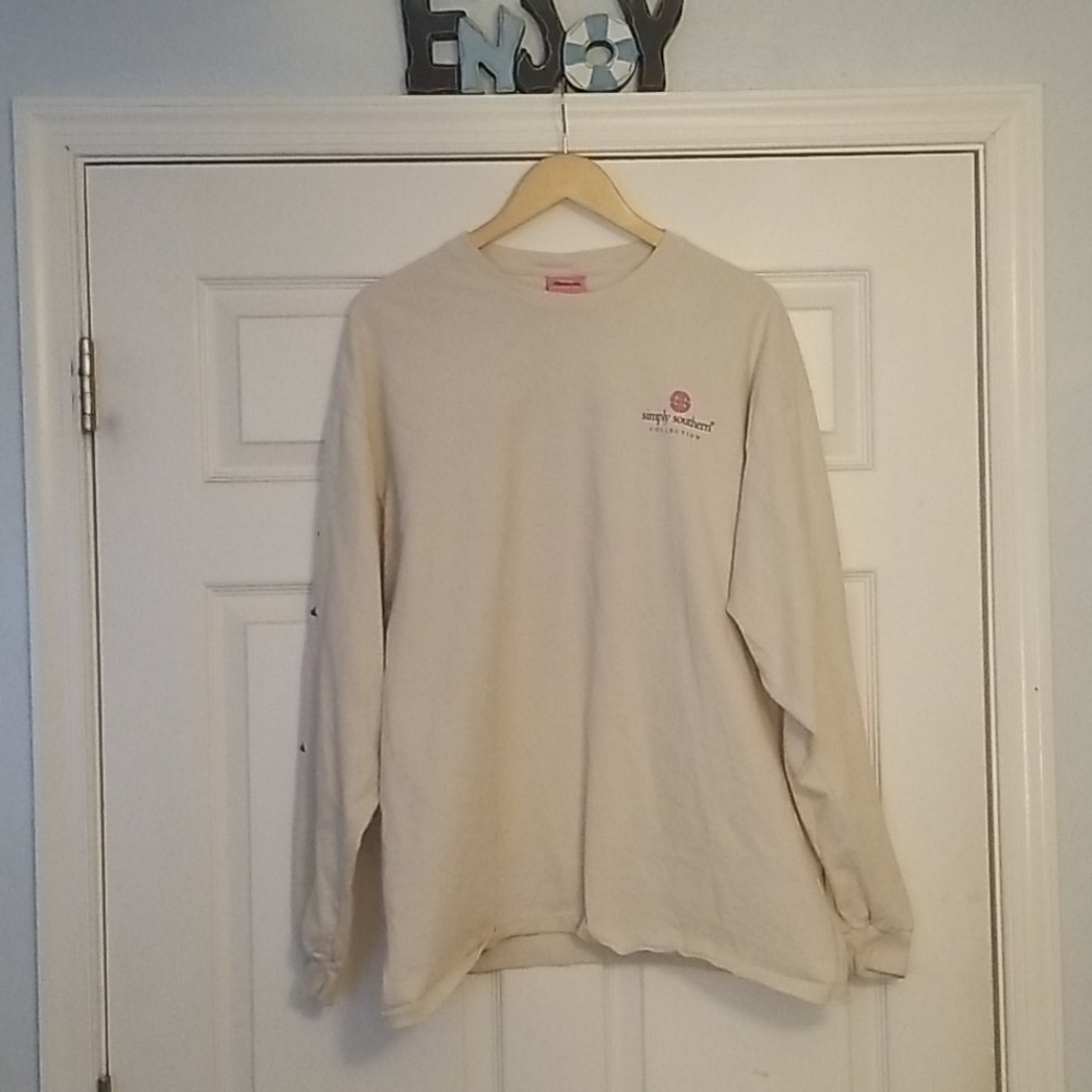 Khaki Elephant Simply Southern Longsleeve